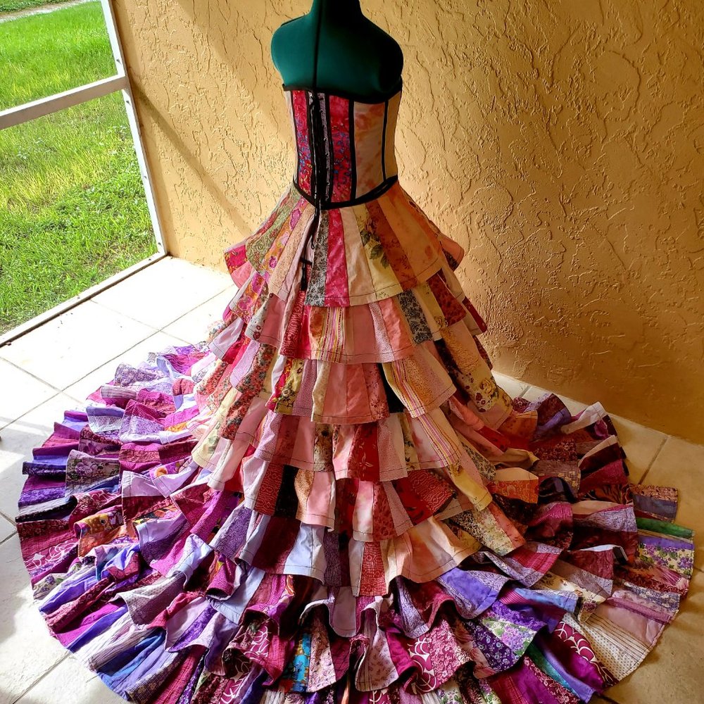 Handmade Cinderella Dress - Picture 3 of 10